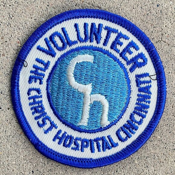 Vintage Accessories - Christ Hospital Volunteer Appliqué Patch